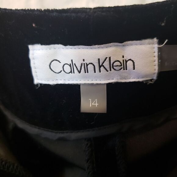 CALVIN KLEIN VELVET Wide Leg Trousers - Picture 5 of 13